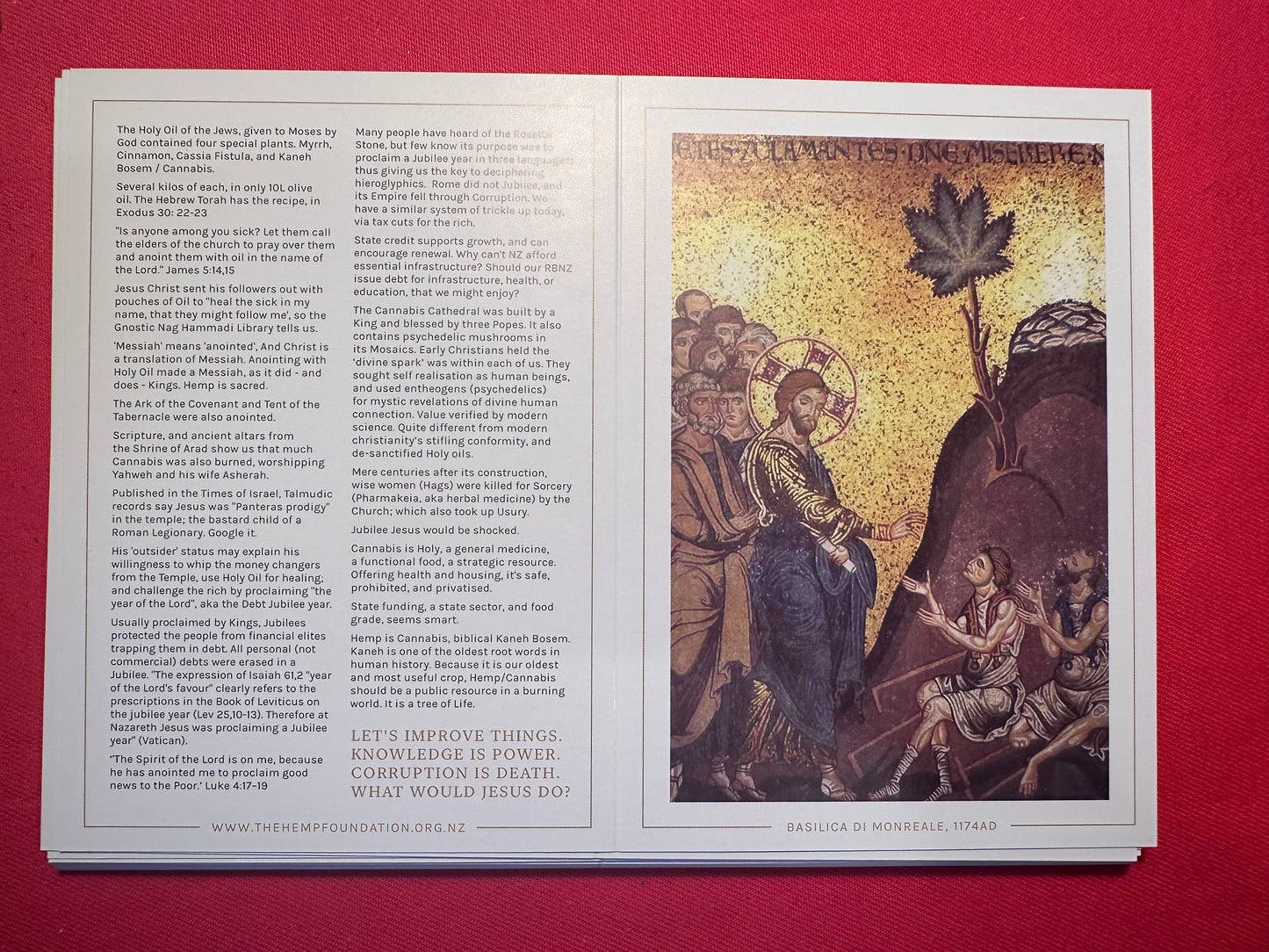 Cannabis Cathedral 1174 AD 5 x Christmas cards